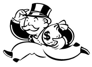 "Rich Uncle Pennybags" Parker Brothers / Hasbro